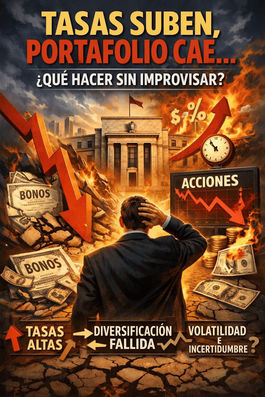 Tasas suben, portafolio cae… ¿qué hacer sin improvisar?