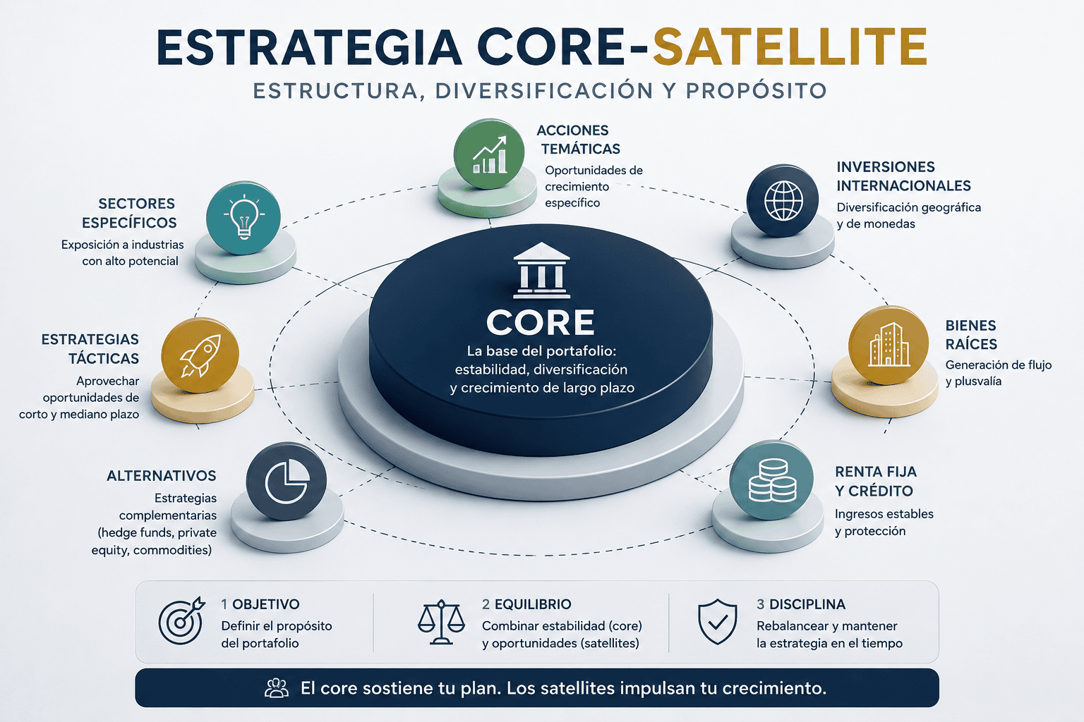 Estrategia core-satélite